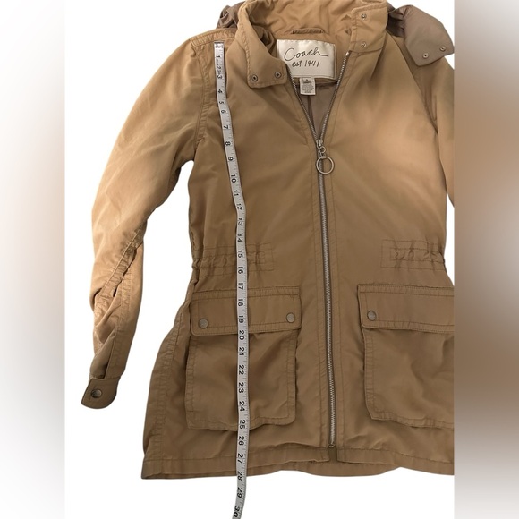 Coach Lightweight Hooded Jacket Size Small - Picture 14 of 16